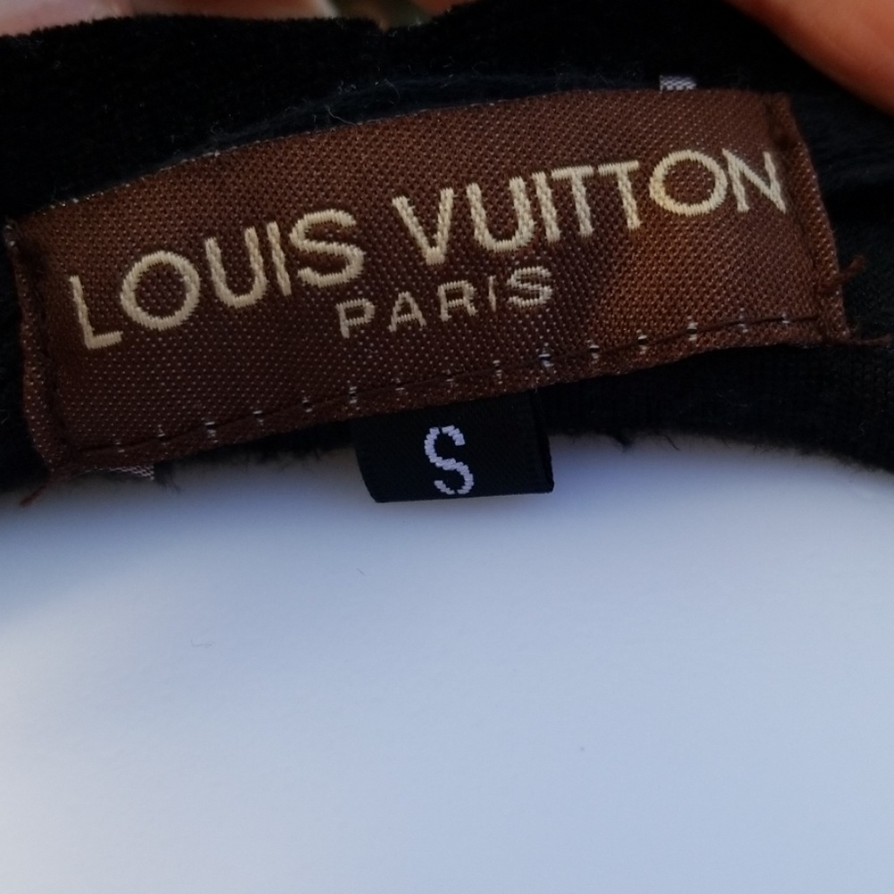 SOLD!Louis Vuitton vintage black velvet track suit - Picture 8 of 8